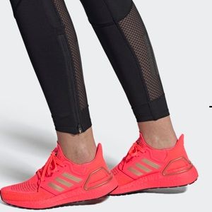 New Adidas Ultraboost 20 Shoes Signal Pink